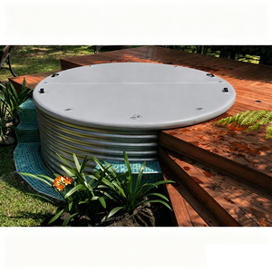 Couverture de <span class=keywords><strong>piscine</strong></span> gonflable isolante pour l'hiver, pour <span class=keywords><strong>piscine</strong></span> <span class=keywords><strong>hors</strong></span> <span class=keywords><strong>sol</strong></span> ronde en métal, bain à remous, taille personnalisée - Product Image 1