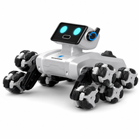Chien robotique bionique IA avec télécommande, interaction vocale et fonctions de compagnie émotionnelle pour enfants – Cadeau idéal