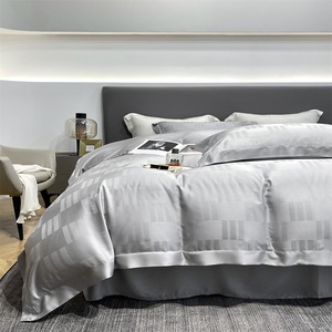 Bộ Chăn Ga Giường Lyocell Tencel Màu Trơn Tùy Chỉnh Bộ Chăn Ga Gối - Product Image 2