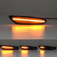 Ailead E4 Smoked Lens Amber LED Side Marker Turn Signal Light pour E46 E60 E61 E81 E87 E82 E88 E83 X3 E84 X1 E90 E91 E92 E93