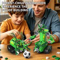 Kit de programmation de robot mécanique télécommandé insecte, jouet créatif de construction MOC pour l'éducation, modèle de blocs de construction pour le football