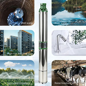 Pompes submersibles alimentées par un moteur de 2 CV en acier inoxydable Ss304, pompes submersibles pour puits profonds - Product Image 5