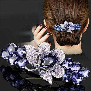 Élégantes pinces à cheveux en cristal pour femmes, barrettes à cheveux scintillantes en strass pour les fêtes et le quotidien - Product Image 2