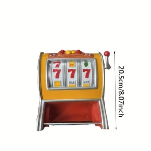Slot Machine Toilet Roll Holder Resin Crafts Wall Mounted Paper Holder Funny <b>Bathroom</b> <b>Accessories</b> Home Decor Wall Ornament - Product Image 5