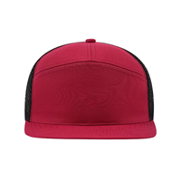 Gorra Trucker de 7 Paneles Personalizada con Bordado 3D, de Moda, Bestseller, con Frente de Pana y Malla Trasera, Unisex, para Playa y Verano