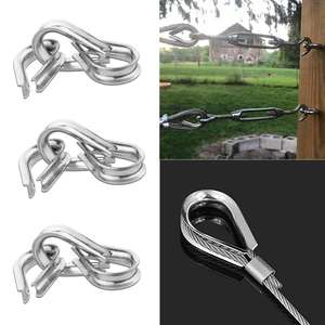 ปลอกเชือกลวดมาตรฐานทำจากเหล็กกล้าคาร์บอนสำหรับงานหนักปลอกเชือกลวดเกรดทางทะเลออกแบบได้ตามต้องการ - Product Image 6