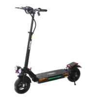 Trottinette électrique pliable pour adultes de haute qualité avec pneus tout-terrain de 10 pouces, carte NFC, capacité de charge de 150 kg, double suspension étanche