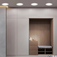 Downlight LED anti-éblouissement à large angle de faisceau 120° °   Plafonnier encastré pour salon, hôtel, bureau