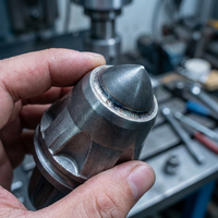 Cutter en carbure sinterisé anti-corrosion pour foreuse rotative