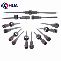 Fiche d'alimentation 3 broches moulée M23 3Pin connecteur de câble femelle étanche 2.5/1.5/1.0/0.75mm2 faisceau de câbles LED