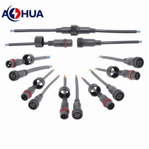 Enchufe de alimentación de 3 pines moldeado <span class=keywords><strong>M23</strong></span> conector de Cable hembra impermeable de 3 pines 2,5/1,5/1,0/0, 75 mm2 arnés de cables Led - Product Image 3