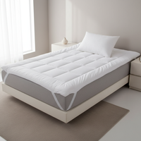 Surmatelas de matelas en mousse à mémoire de forme imperméable et rafraîchissant de taille Queen, anti-escarres, pour hôpital, hôtel et usage domestique