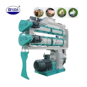 YUDA SZLH420 3-15T/H Livestock Animal Feed Mill Processing Machine Animal Poultry Chicken Feed Pellet Making Mill Machine