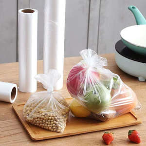 Bolsa de Vacío Transparente Personalizada de HDPE/LDPE con Asa, Logotipo Personalizado, Colores, Reciclable, Ecológica, para Envasado de Alimentos para Supermercado - Product Image 2