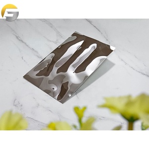 201 màu gương nước gợn sóng tấm thép không gỉ cl606 trang trí tấm ốp gợn sóng nước tấm 304 316 321 - Product Image 4