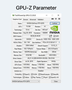 การ์ดจอ <span class=keywords><strong>GeForce</strong></span> <span class=keywords><strong>RTX</strong></span> <span class=keywords><strong>2070</strong></span> สำหรับเล่นเกมอีสปอร์ต พร้อมพัดลมระบายความร้อนคู่แบบใหม่ USB PCI Express 3.0 X16 หน่วยความจำ 8GB GDDR6 สำหรับประกอบคอมพิวเตอร์ตั้งโต๊ะ - Product Image 5