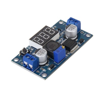 Convertidor Buck LM2596 FYX Stock, Módulo de Fuente de Alimentación CC-CC, Regulador de Voltaje Ajustable con Pantalla de Voltímetro Digital