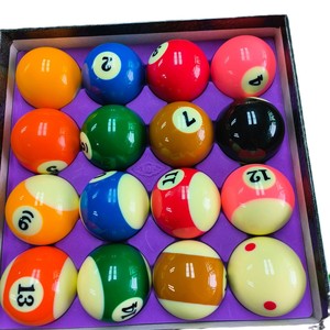 Juego de 16 bolas de billar americanas de resina Yalekang 8A para mesa de billar - Product Image 5
