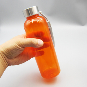 Clear Plastic Drink Bottle with Customized Logos and Designs for Promotional Gift