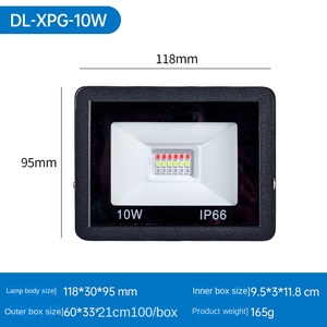 Projecteur LED étanche extérieur réflecteur de lumière de stade blanc chaud pour paysage corps de lampe en aluminium IP65 - Product Image 4