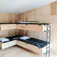 Fabricant Chinois Maison Complète Facile à Assembler 4 Chambres Luxe Pas Chère Maison en Rondins Préfabriquée