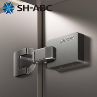 Charnière de porte ultra-fine en acier laminé à froid à angle ouvert de 95 degrés pour armoire de cuisine