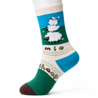 Chaussettes personnalisées avec logo, chaussettes en coton à motifs personnalisés pour hommes et femmes