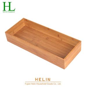 Organizador de Cajones de Bambú Ecológico, Juego de Cajas de Almacenamiento de Bambú - Product Image 3