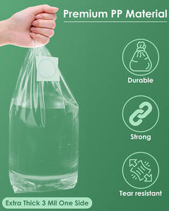 カスタムロゴデザイン余分な厚いオートクラバブルキノコは、微孔性フィルターパッチ付きバッグを成長させる大型耐久性のあるビニール袋 - Product Image 6