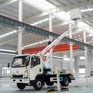 Nueva <span class=keywords><strong>Plataforma</strong></span> de Trabajo Aérea HOWO <span class=keywords><strong>con</strong></span> Caja Aislada de 12m, 18m y 22m para Mantenimiento Eléctrico - Product Image 1