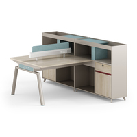 Mobilier de bureau commercial au design moderne table de séparation de bureau d'ordinateur debout modulaire pour un travail de bureau efficace