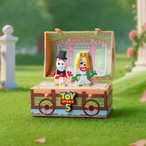 Auténtico POP MART Pixar <span class=keywords><strong>Toy</strong></span> <span class=keywords><strong>Story</strong></span> 5 Series Cofre del Tesoro Escena 9 piezas/set Figura Caja Sorpresa Mini Diorama Decoración de Escritorio Regalo - Product Image 5