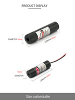 Pointeur de diode laser industriel à infrarouge, pour le positionnement, rouge, vert, bleu, violet, 405nm à 980nm