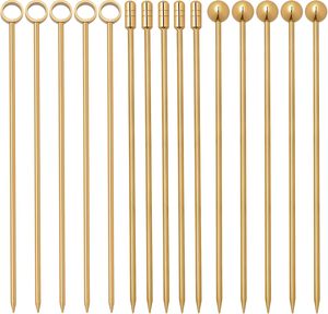 Palillos y Brochetas para Cócteles de Acero Inoxidable, Reutilizables, Ecológicos, Duraderos, Utensilios de Bar con Logotipo Personalizado - Product Image 1