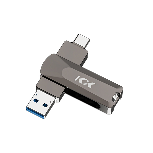 Rotating Metal Type-C USB 3.0 Flash Drive OTG Custom Package New 64GB-512GB Encryption