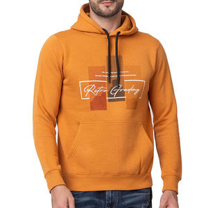 Sudadera con Capucha para Hombre, Corte Regular, Mezcla de Poliéster/Algodón, Transpirable, Informal, con Logotipo Personalizado Impreso Digitalmente para Primavera - Product Image 1