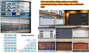 Porte de <span class=keywords><strong>garage</strong></span> sectionnelle isolée Guard, fonctionnalité automatique, matériel antivol, garantie de 3 ans, finition en acier - Product Image 4