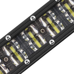 Barre lumineuse LED 6D Slim à 2 rangées, puce 3030, 6000K, 12V, 72W, 6000 lumens, montage universel, en aluminium, pour voiture - Product Image 5