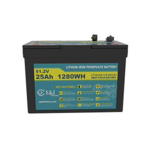 48V 25Ah 그룹 27 LiFePO4, 블루투스 앱, 듀얼 CANbus, 오프그리드 ESS용 히팅 기능 탑재 - Product Image 1