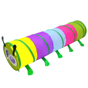 Túnel de Juego Infantil en Forma de Oruga, de Tela Suave, para Interiores, para Niños de 2 a 3 Años, Unisex - Product Image 1