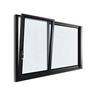 نافذة فاخرة كبيرة مقاومة للأعاصير ذات زجاج مزدوج قابلة للإمالة والدوران وفتح كامل للمنازل - Product Image 1