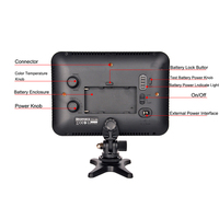 Lumière vidéo LED super fine TTV-204 à double température de couleur pour appareil photo reflex numérique Canon Nikon