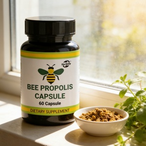 Extrait de Propolis Naturel Biologique en Poudre, Liquide et Capsules – Complément Alimentaire pour le Soutien Immunitaire – Capsules de Propolis d'Abeille Verte – Fabrication OEM - Product Image 4