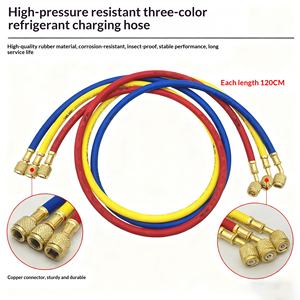 एयर कंडीशनर रेफ्रिजरेटर डुअल गेज r134 एसी और रेफ्रिजरेटर रेफ्रिजरेटर रिलैंट रिचार्ज और लिक्विड फ्रीऑन टूल किट - Product Image 2