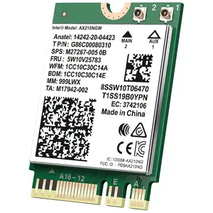 5374Mbps WiFi 6E mini PCI-E tarjeta LAN Comfast BT5.2 cuaderno AX210 vPro WiFi tarjeta de red