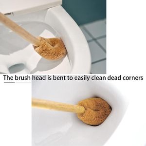 Cepillo de Inodoro con Cabezal de Fibra de Coco Natural CF, Mango de Madera de Haya, Resistente, Limpieza Profunda, Ecológico, para Baño - Product Image 5