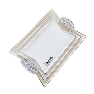 Assiette de fruits jetable plateau en plastique PE café Restaurant ménage tasse à thé plateau haut de gamme sensation fête bonbons et collations <span class=keywords><strong>plat</strong></span> ensemble - Product Image 6