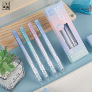 Gel Pen Cute Candy Solid Gradient Gummi Gel Pen Student 0,5mm Creative Black Ink Gel Pen - Product Image 3