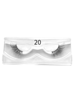 Cils demi-extensions collés en gros, faux cils, emballage personnalisé nécessaire, cils demi-extensions à presser, cils naturels en bande, fournitures pour cils