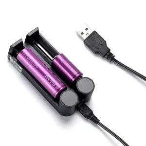 Efest İnce K2 5V 2A 18650 20700 21700 32700 2 yuvası taşınabilir USB lityum iyon şarj edilebilir pil şarj cihazı